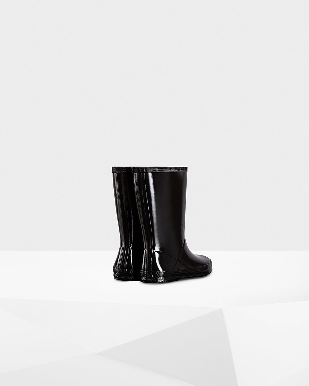 Botas de Lluvia Hunter Niños - Original First Classic Gloss - Negros - TRMHVXL-65